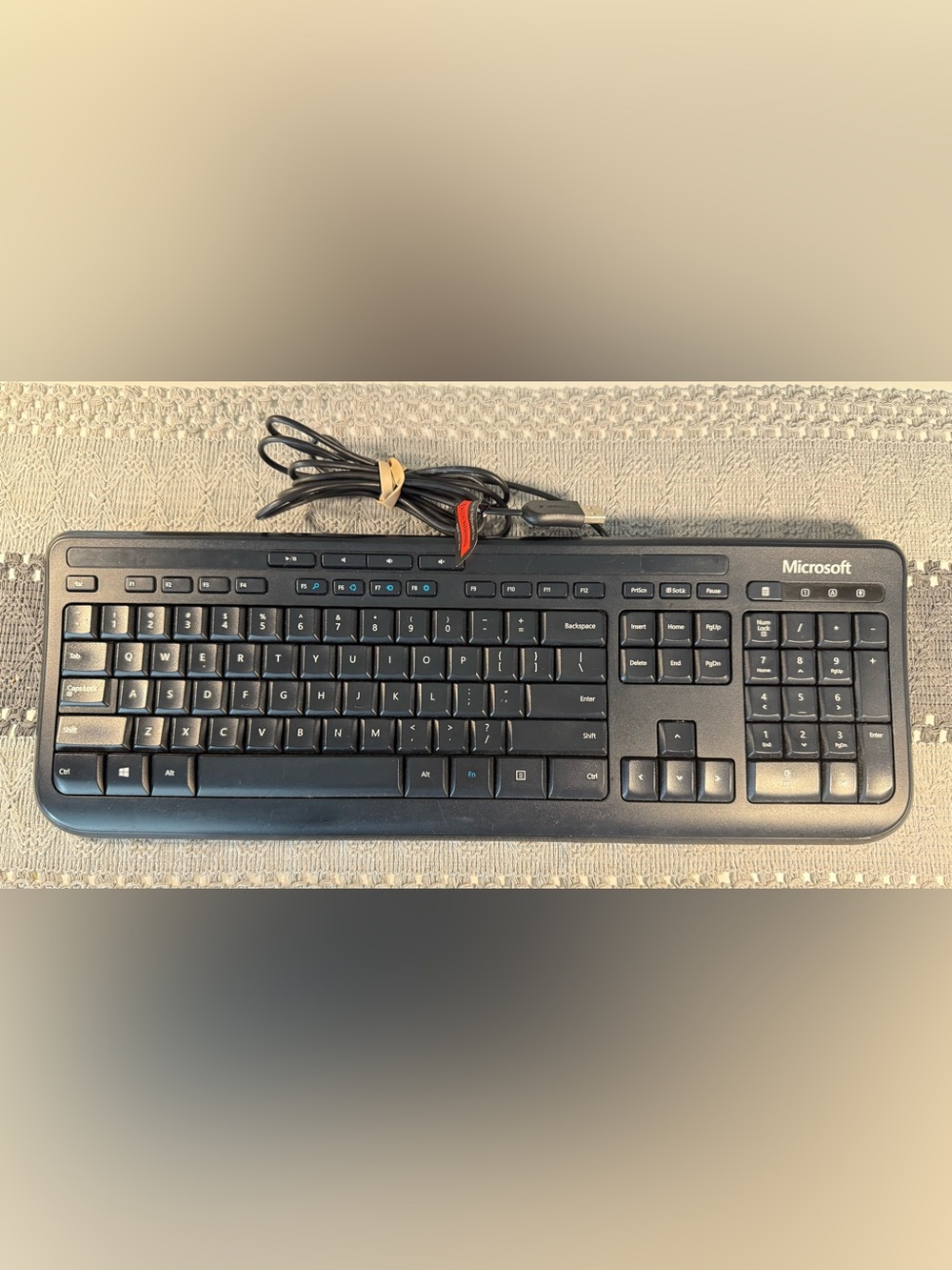 Microsoft Wired Keyboard 600 .Tested.